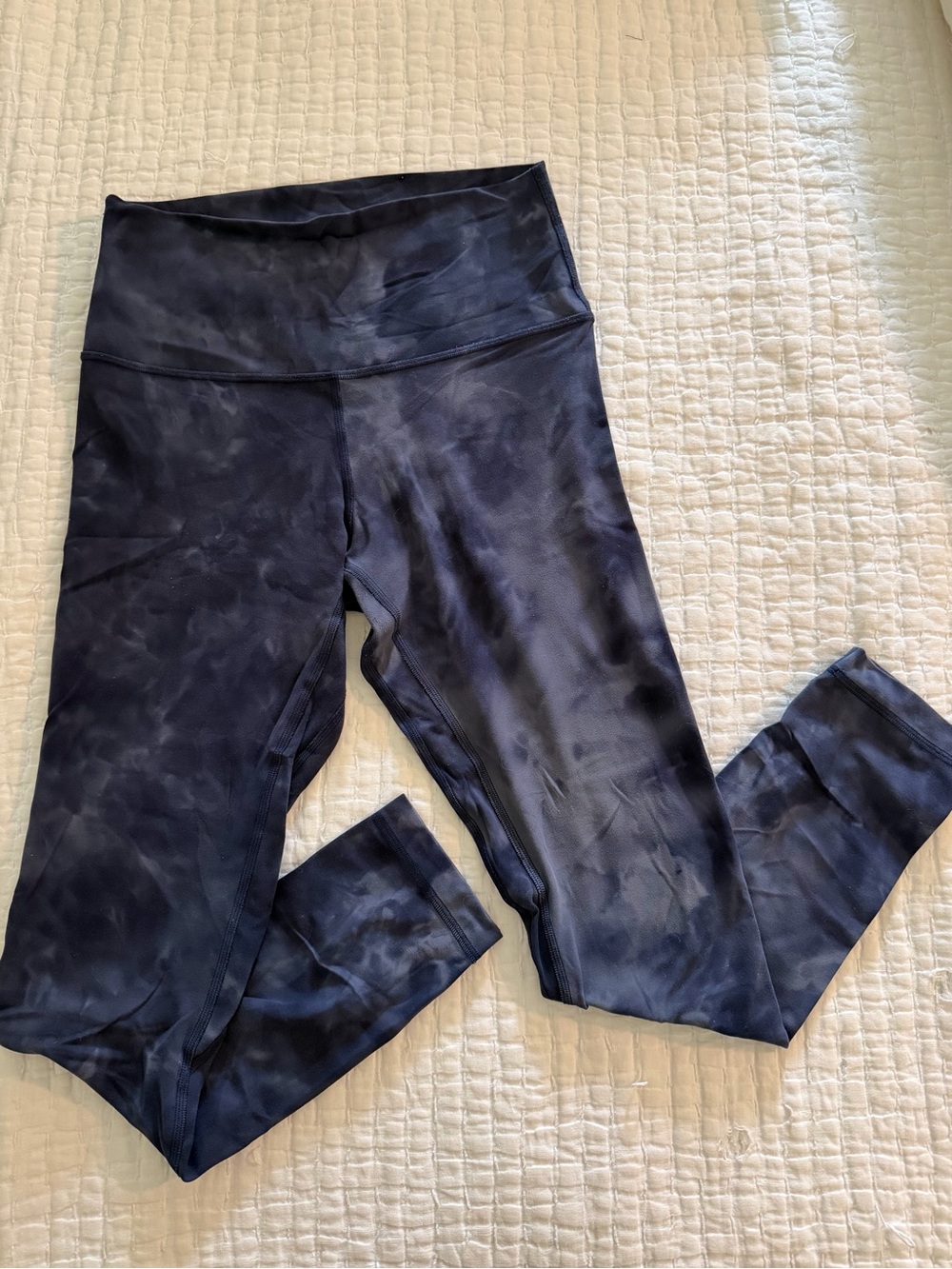 lululemon athletica Dark Navy Tie-Dye High-Rise Leggings